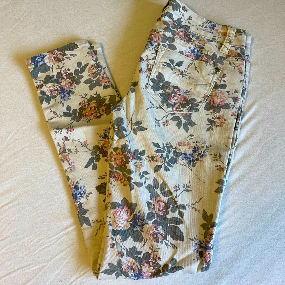 Floral Skinny Jeans